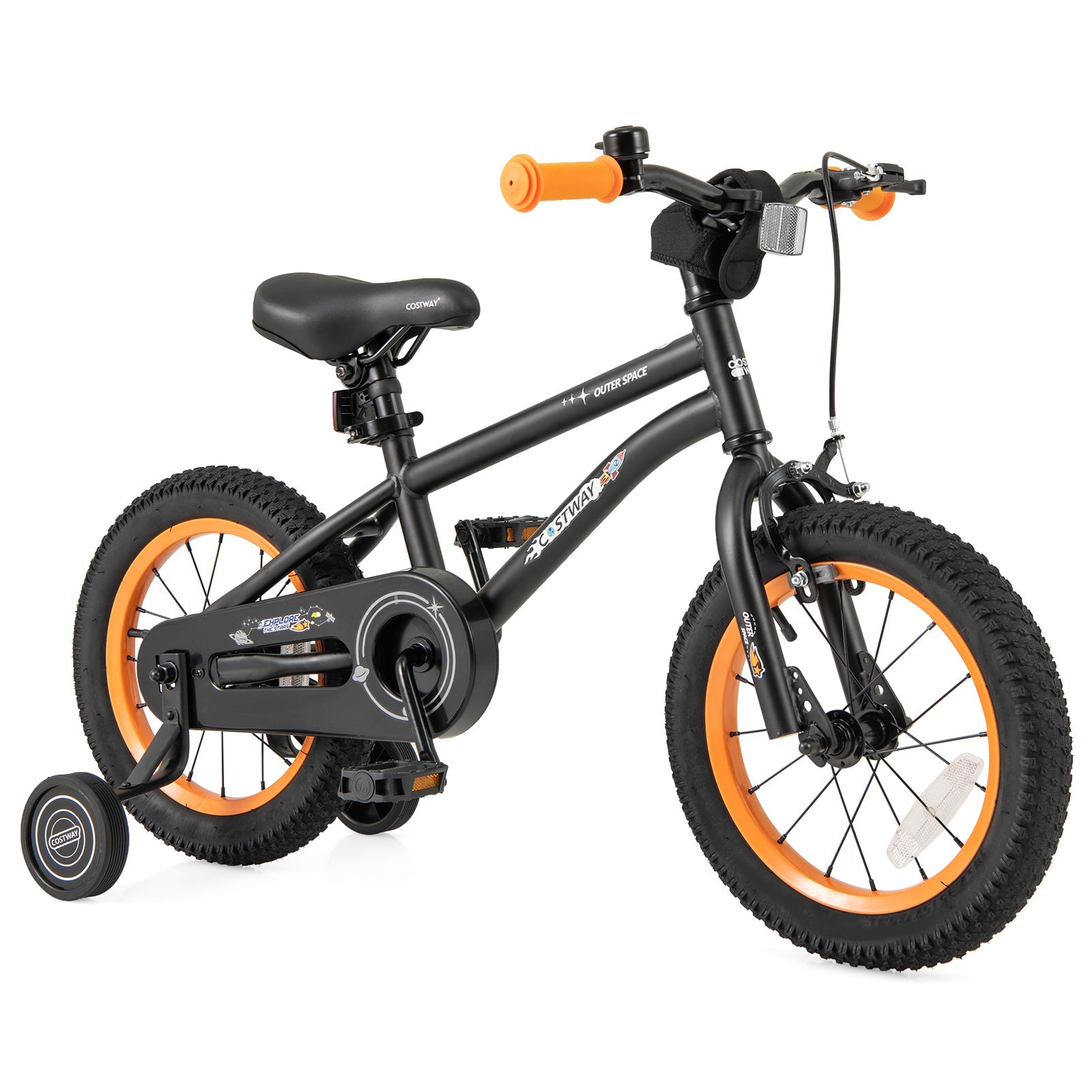 14-Inch Kids Bike Sport Bicycle for 3-5 Years Old with Adjustable Seat-14 inches