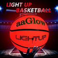 Orange Glowing No. 7 Fluorescent Basketball LED Luminous Cool Basketball Outdoor Indoor Game Training Sport Ball